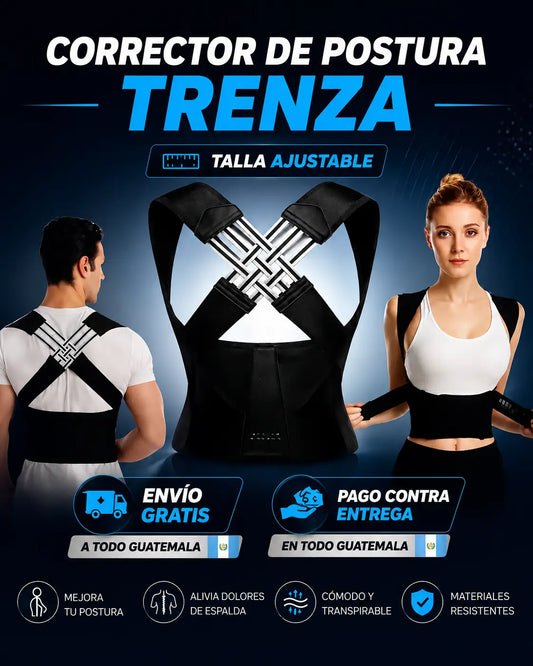 Corrector de postura | Trenza | Con soporte reducción abdominal | Faja Integrada