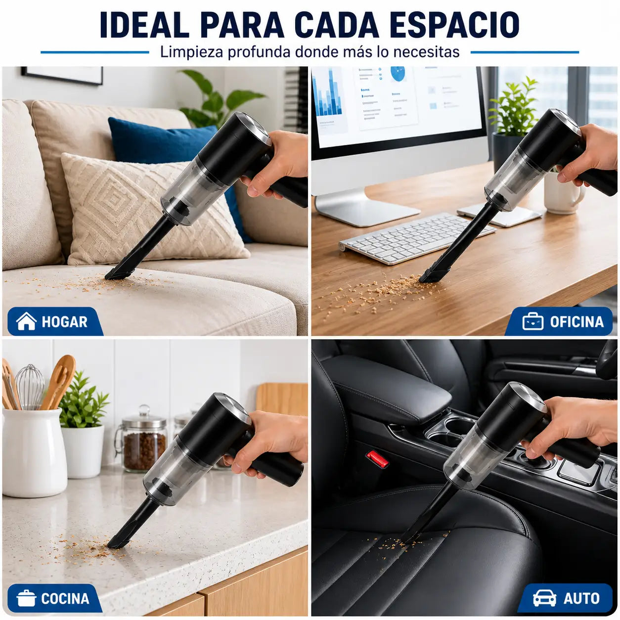 MINI ASPIRADORA PORTATIL 3 EN 1