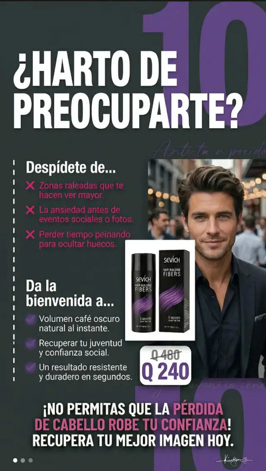 Fibras Capilares Cafe Obscuro 12 gramos