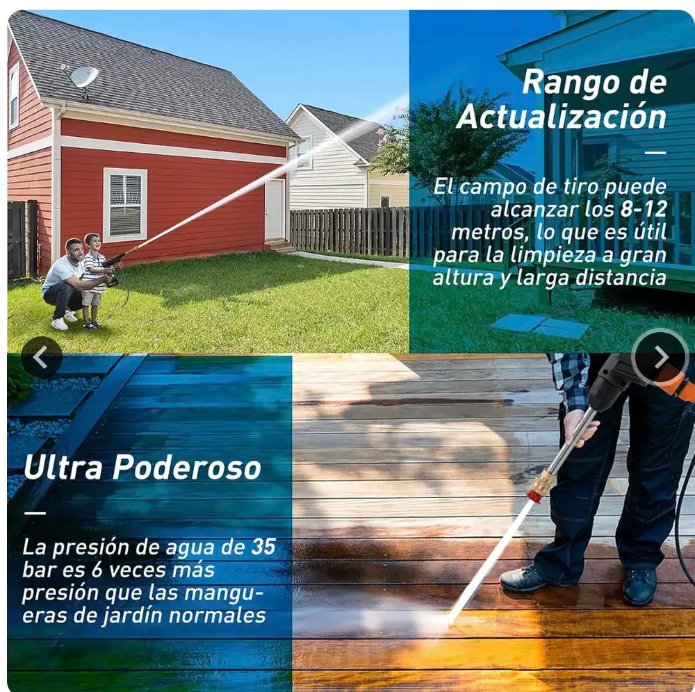 Hidrolavadora Portátil Inalámbrica