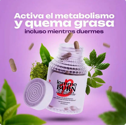 LEMME BURN 🔥👩‍⚕️ reactiva tu AMPK (60 capsulas)