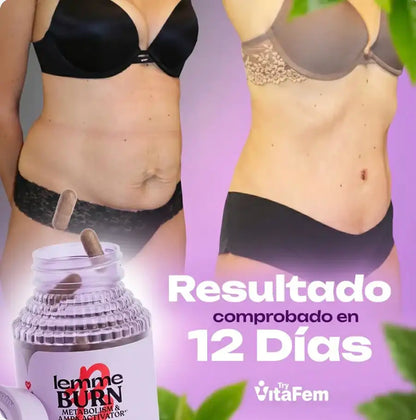 LEMME BURN 🔥👩‍⚕️ reactiva tu AMPK (60 capsulas)