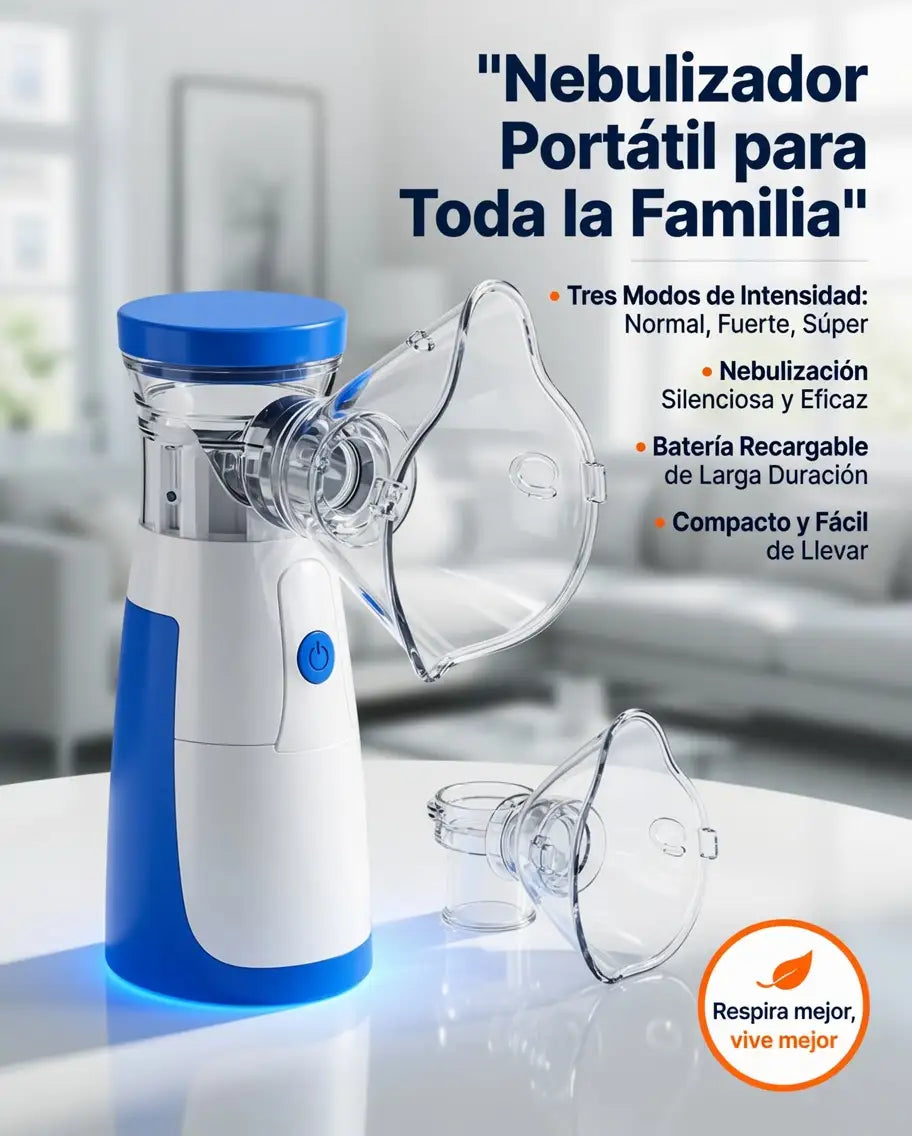 Nebulizador portátil- Alivio rápido para tu pequeño
