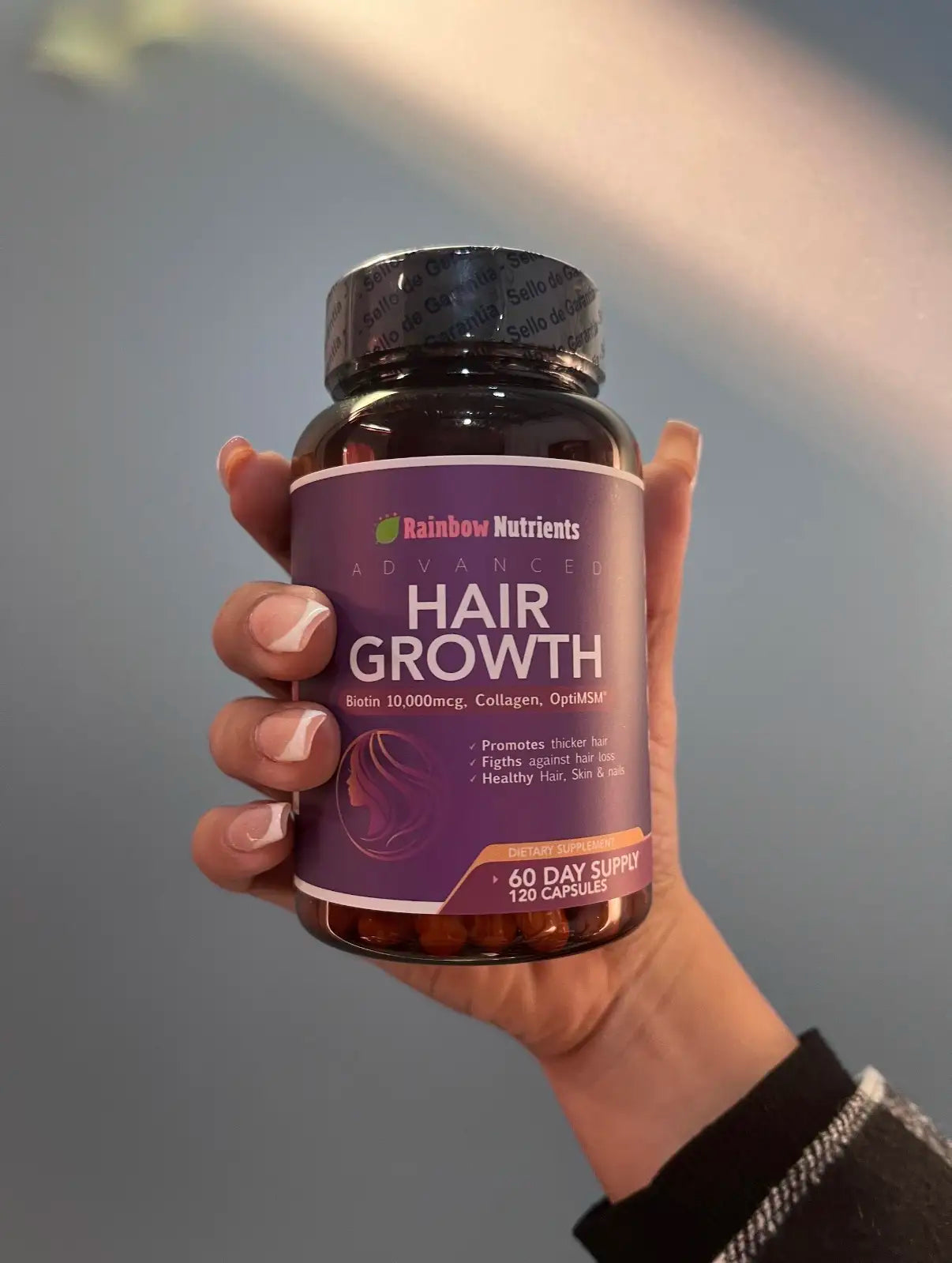 CABELLO MAS FUERTE, UÑAS MAS RESISTENTES, PIEL RADIANTE CON HAIR GROW ADVANCE