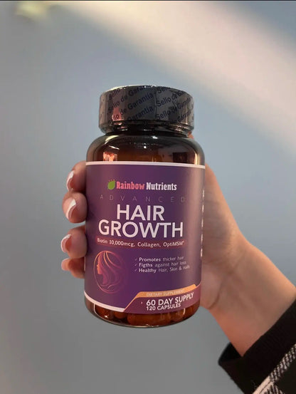 CABELLO MAS FUERTE, UÑAS MAS RESISTENTES, PIEL RADIANTE CON HAIR GROW ADVANCE