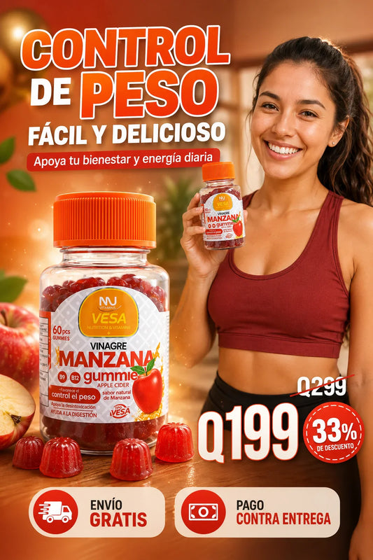 Cidra De Vinagre De Manzana X60 Gumies