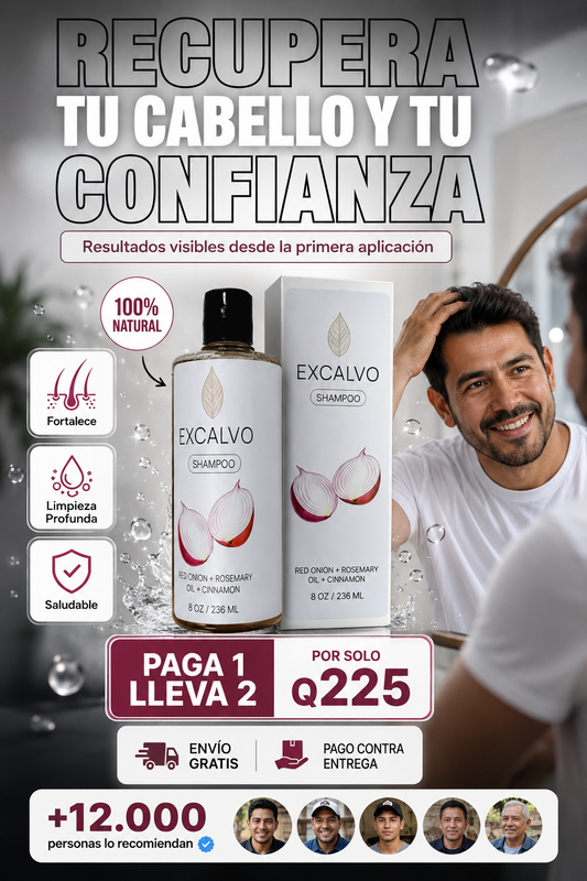 Shampoo Natural Anticaída EXCALVO